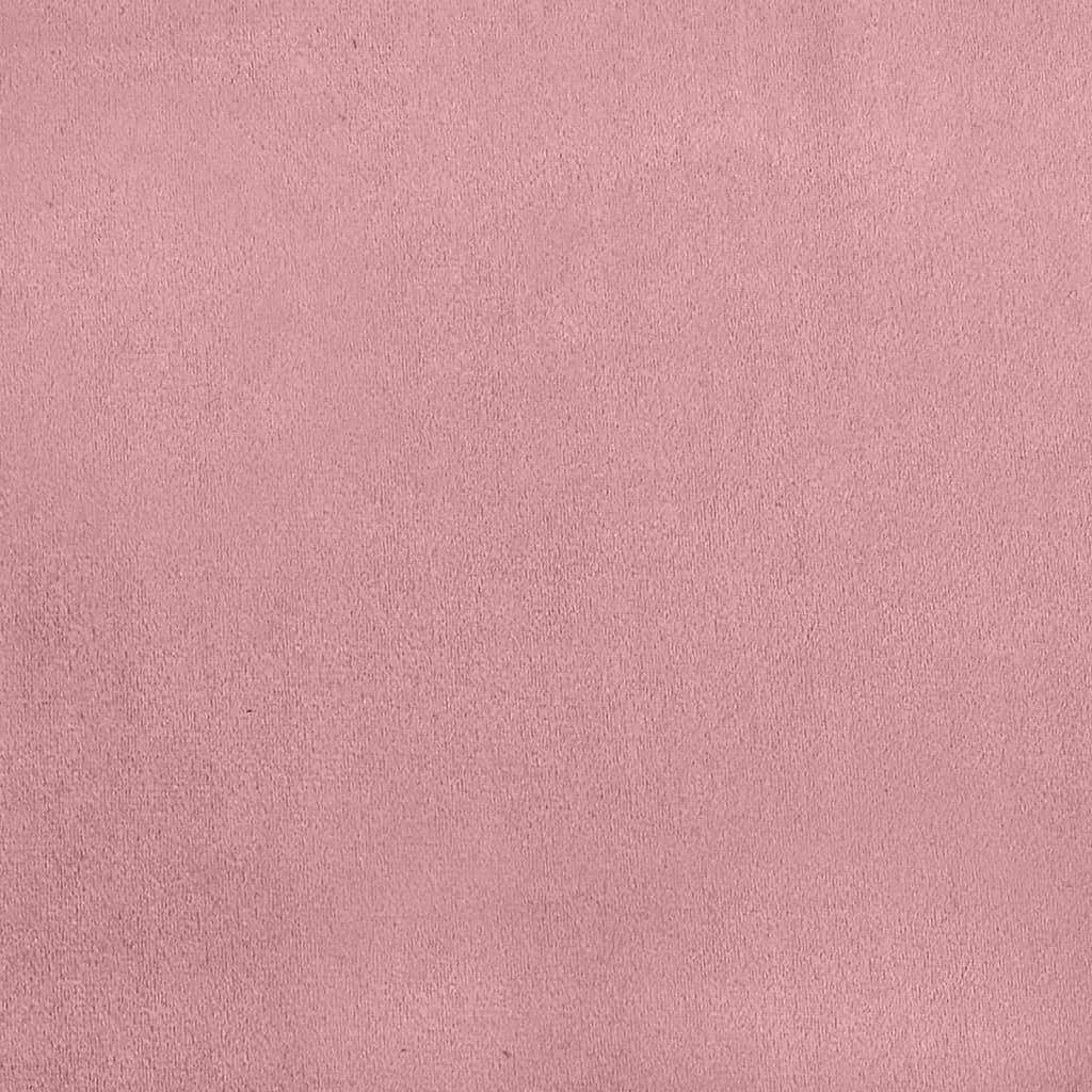 Maison Chic - Chaise longue | Transat | Bain de soleil avec coussins rose velours - Image 7
