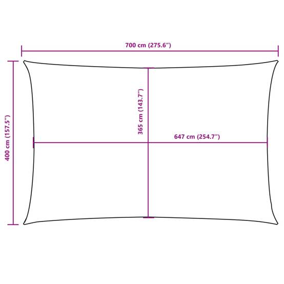 Coussin/parasol polyuréthane jaune 4 x 7 m - Prolenta premium p347.2 - Image 9