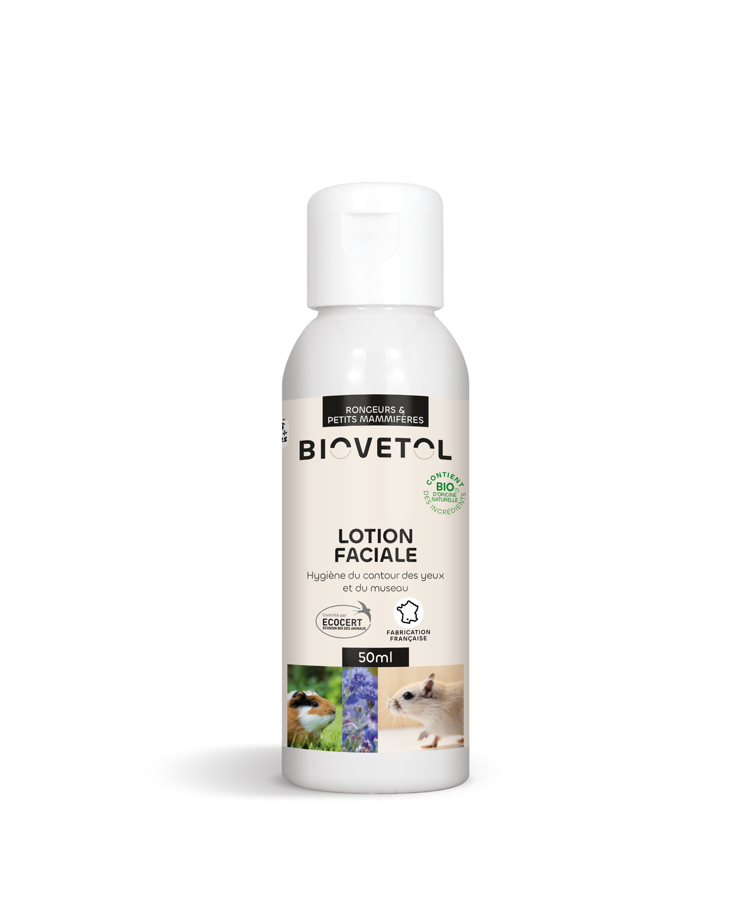 Biovetol - Lotion Faciale Bio rongeurs - 50ml - Image 1