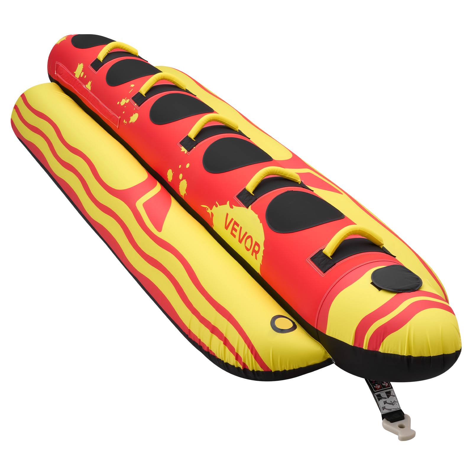 Vevor - VEVOR Bouée Tractée Engin Tractée pour Tubing 5 Passagers pour Jeux Aquatiques - Image 1