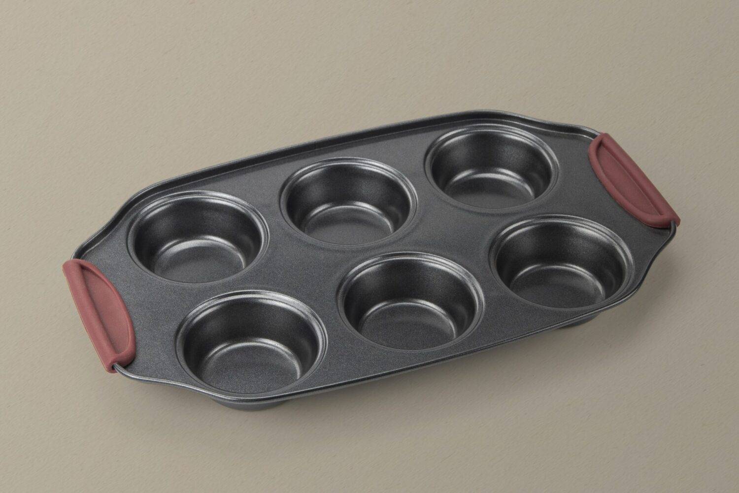 Moule à muffins avec revêtement anti-adhésif - 31 x 18 cm - En acier carbone - Convient aux fours - Myway - Image 6