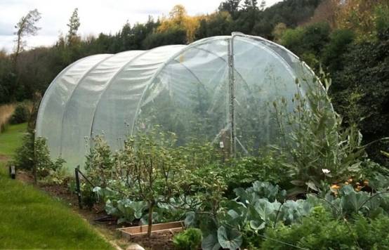 Serre tunnel de jardin - 22m² - 3 x 7,5 m - pieds arrondis - polyéthylène haute densité - 2 portes pivotantes - LES SERRES TONNEAU - Image 3