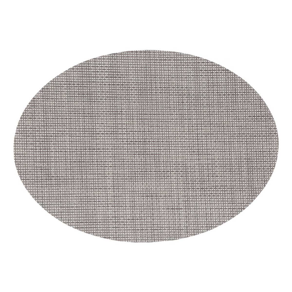 Set de Table Ovale "Maoli" 35x48cm Gris - Image 1