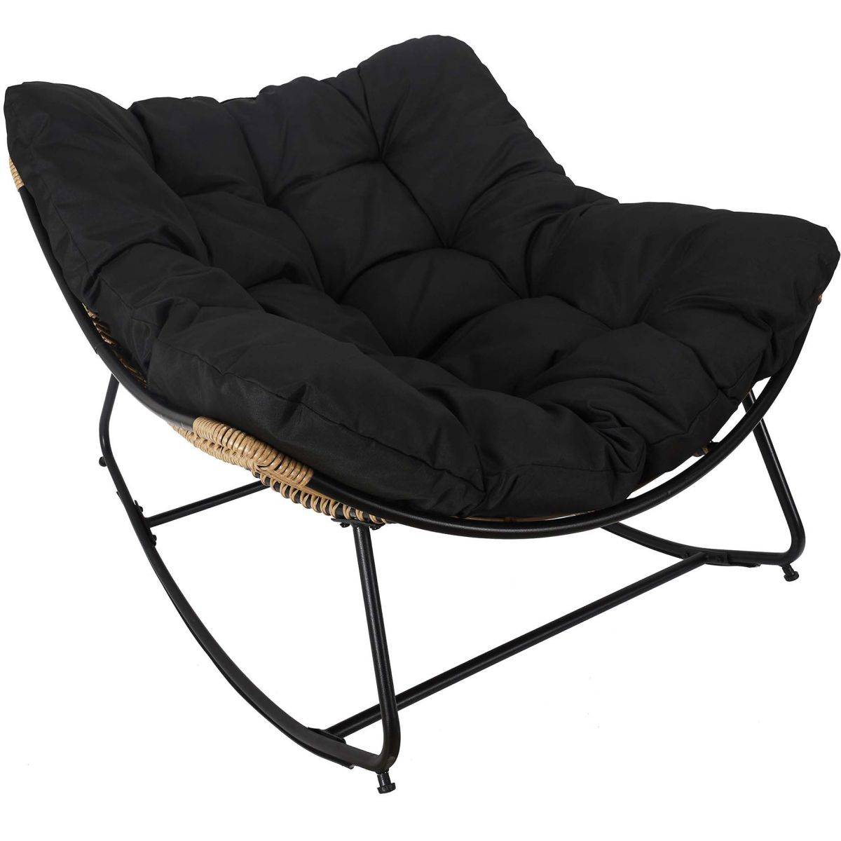 The Home Deco Factory - Fauteuil de jardin à bascule Tulum - Image 1