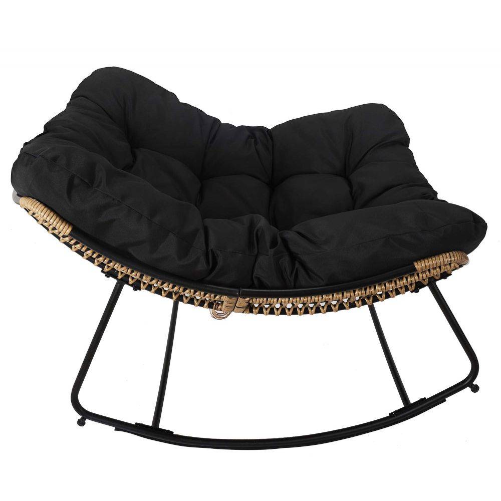 The Home Deco Factory - Fauteuil de jardin à bascule Tulum - Image 4