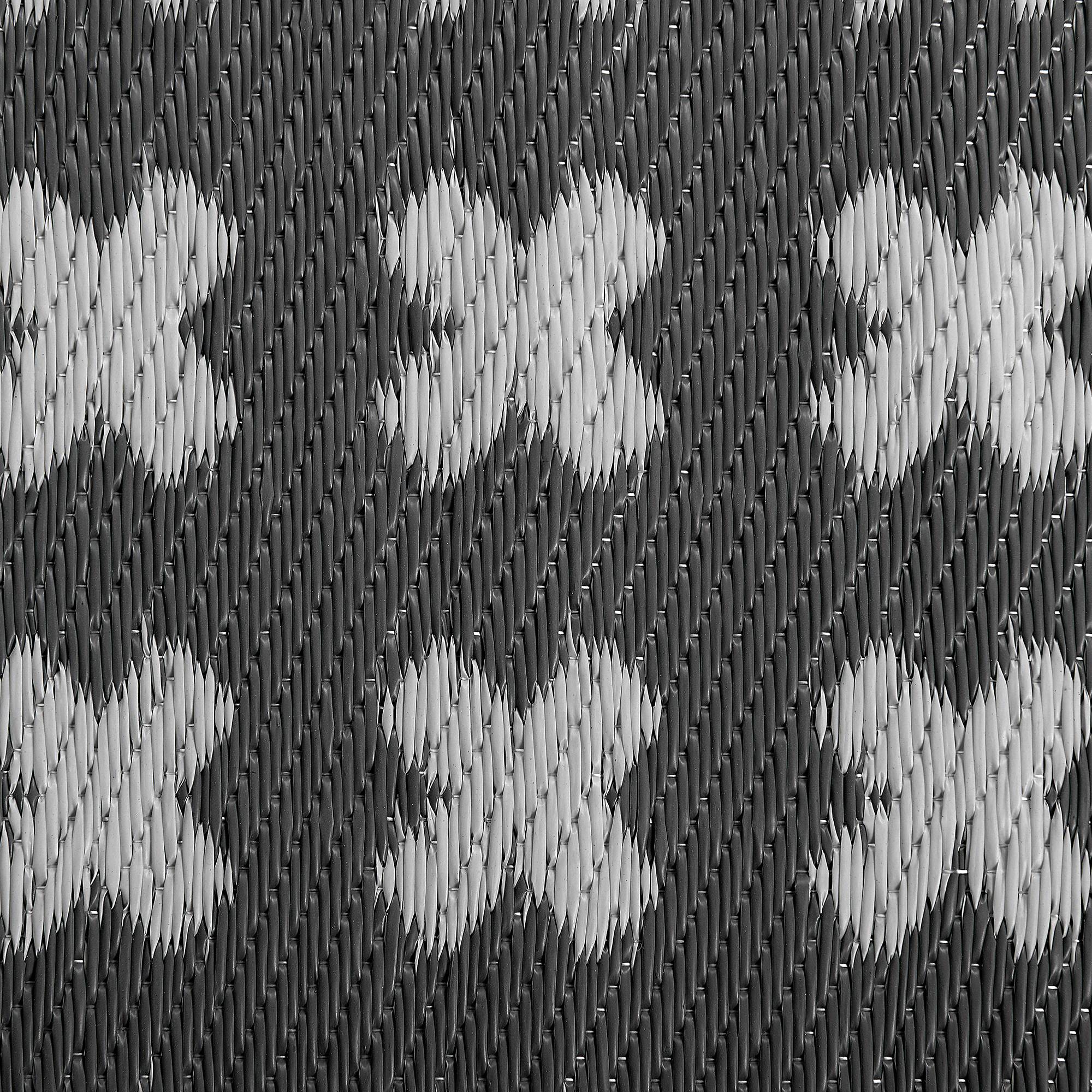 Beliani - Tapis d'extérieur Polypropylène Noir ROHTAK - Beliani - Image 6