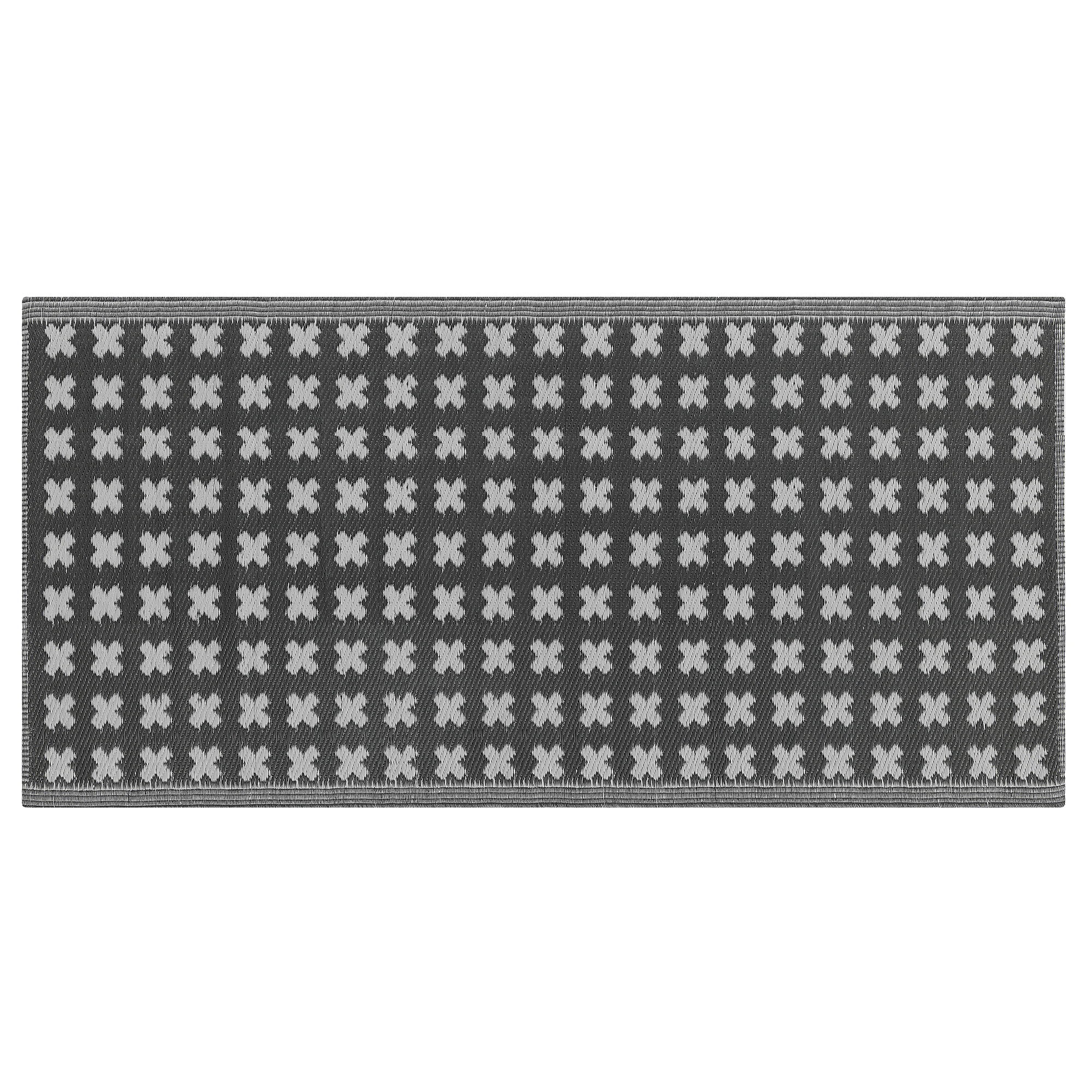 Beliani - Tapis d'extérieur Polypropylène Noir ROHTAK - Beliani - Image 2
