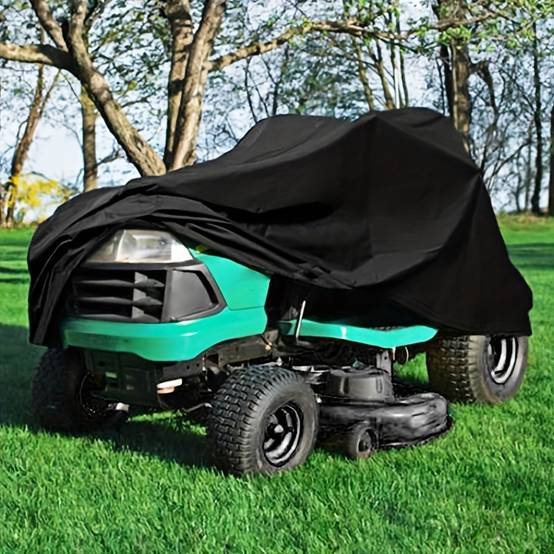 IntiMeg - Housse monobloc pour tondeuse à gazon, tracteur et mobilier d'extérieur, imperméable et anti-poussière, 183 x 137 x 117 cm IntiMeg - Image 1
