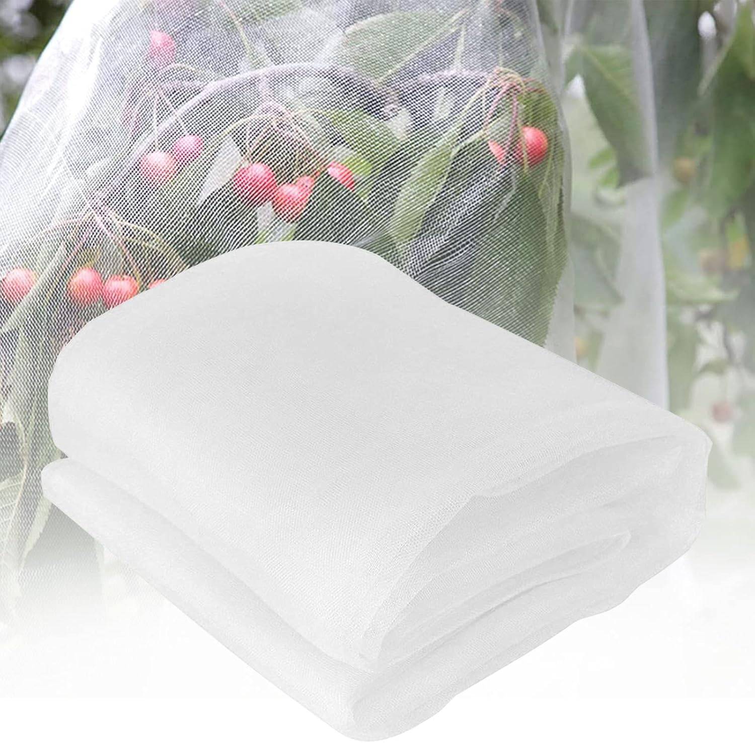 Filet anti-insectes, filet de protection des plantes, filet anti-insectes pour potager, adapté aux fruits, fleurs, cultures, 3 x 10 m (blanc)-Lytech - Image 1
