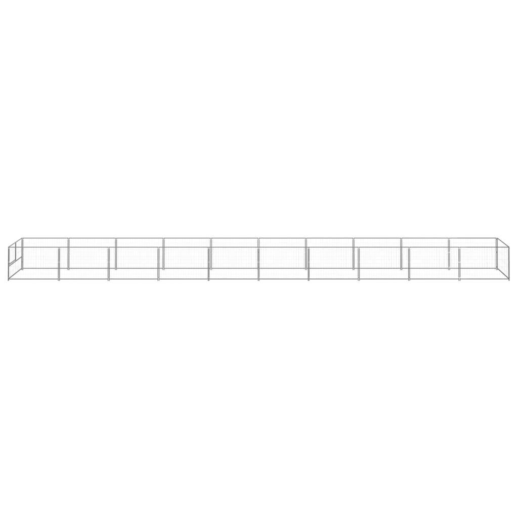Vidaxl - Chenil Argenté 10 m² Acier vidaXL 3082108 - Image 2