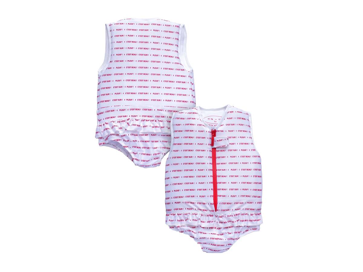 Plouf - Maillot de bain flottant fille Butterfly Taille 3 - Plouf