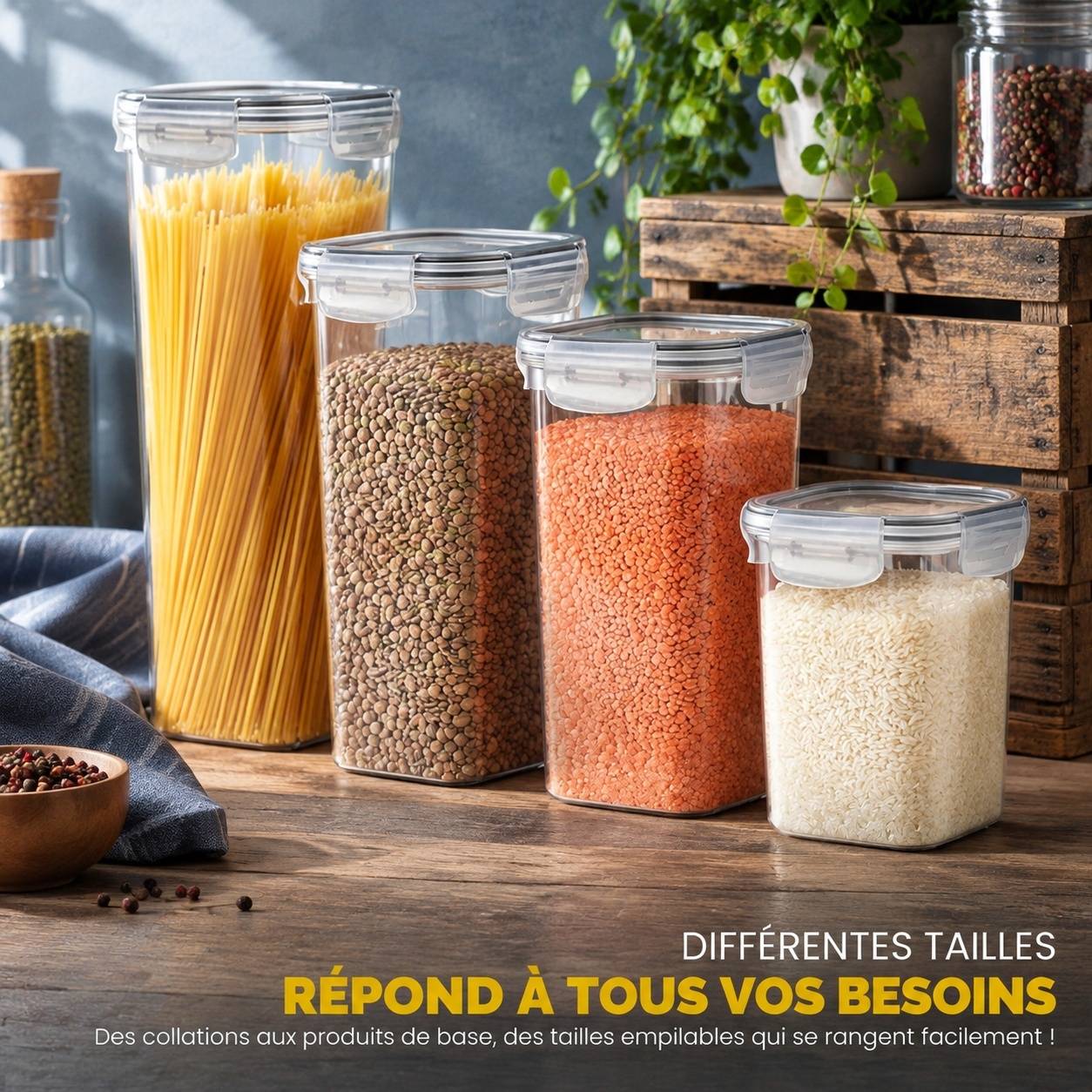 Boîtes de Conservation Alimentaire Hermétiques avec Couvercles Lot de 24 - Image 7