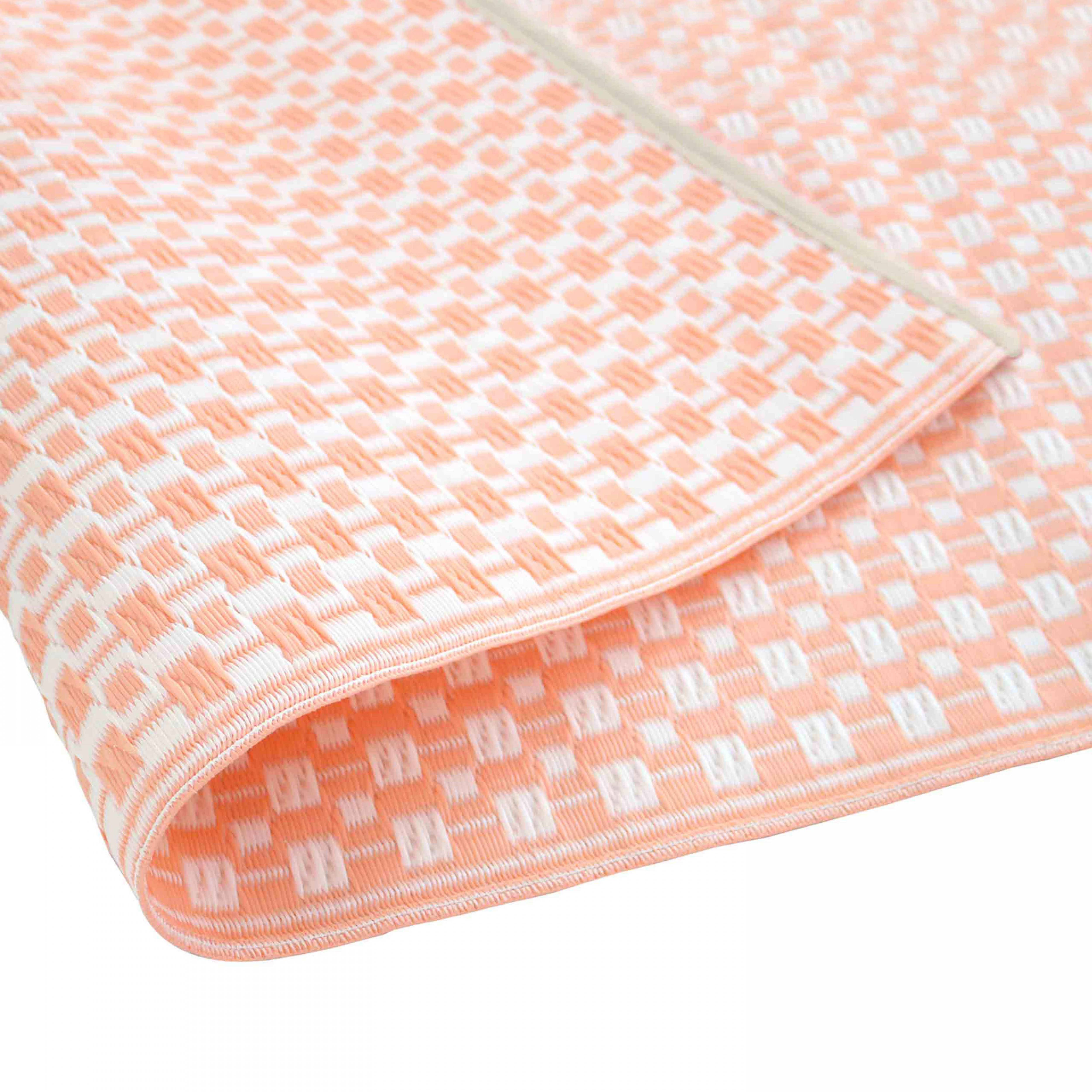 Oviala - Tapis d'extérieur en polypropylène recyclé rose 230 x 160 cm - Oviala - Image 3