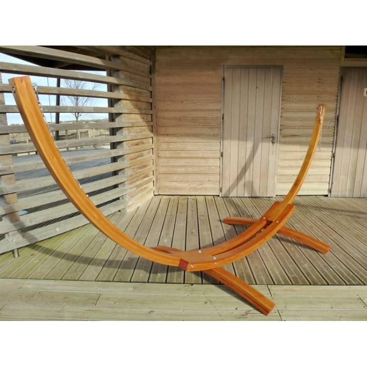 Tropical Hamac - Hamac avec support bois Latino XL Choco Oro - Tropical Hamac - Image 5