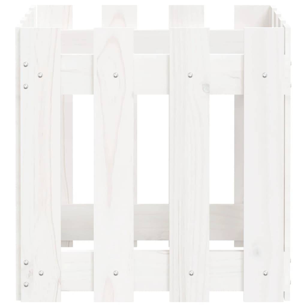 Prolenta Premium - Jardinière bois blanc  40 x 40 x 40 cm  - Prolenta premium p321.6 - Image 6