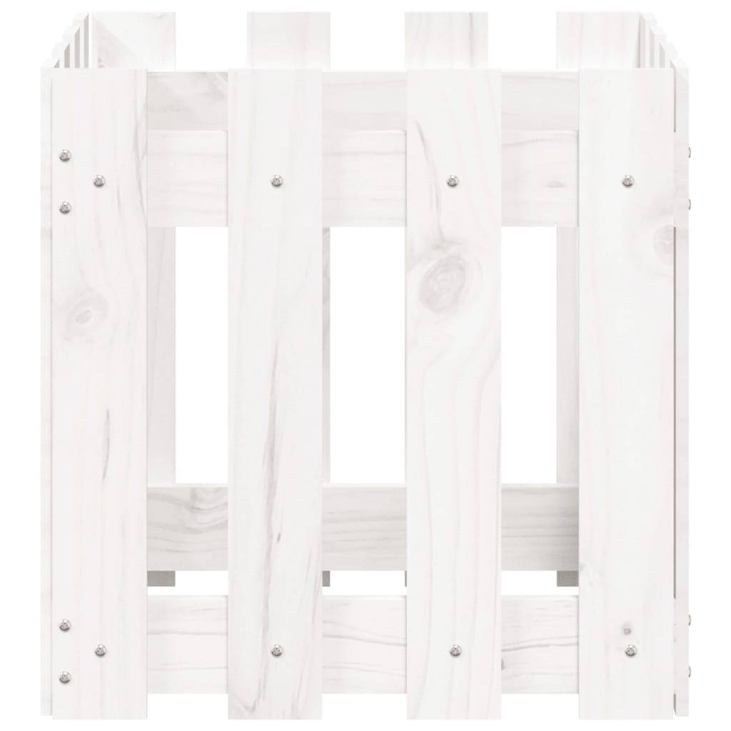Prolenta Premium - Jardinière bois blanc  40 x 40 x 40 cm  - Prolenta premium p321.6 - Image 5