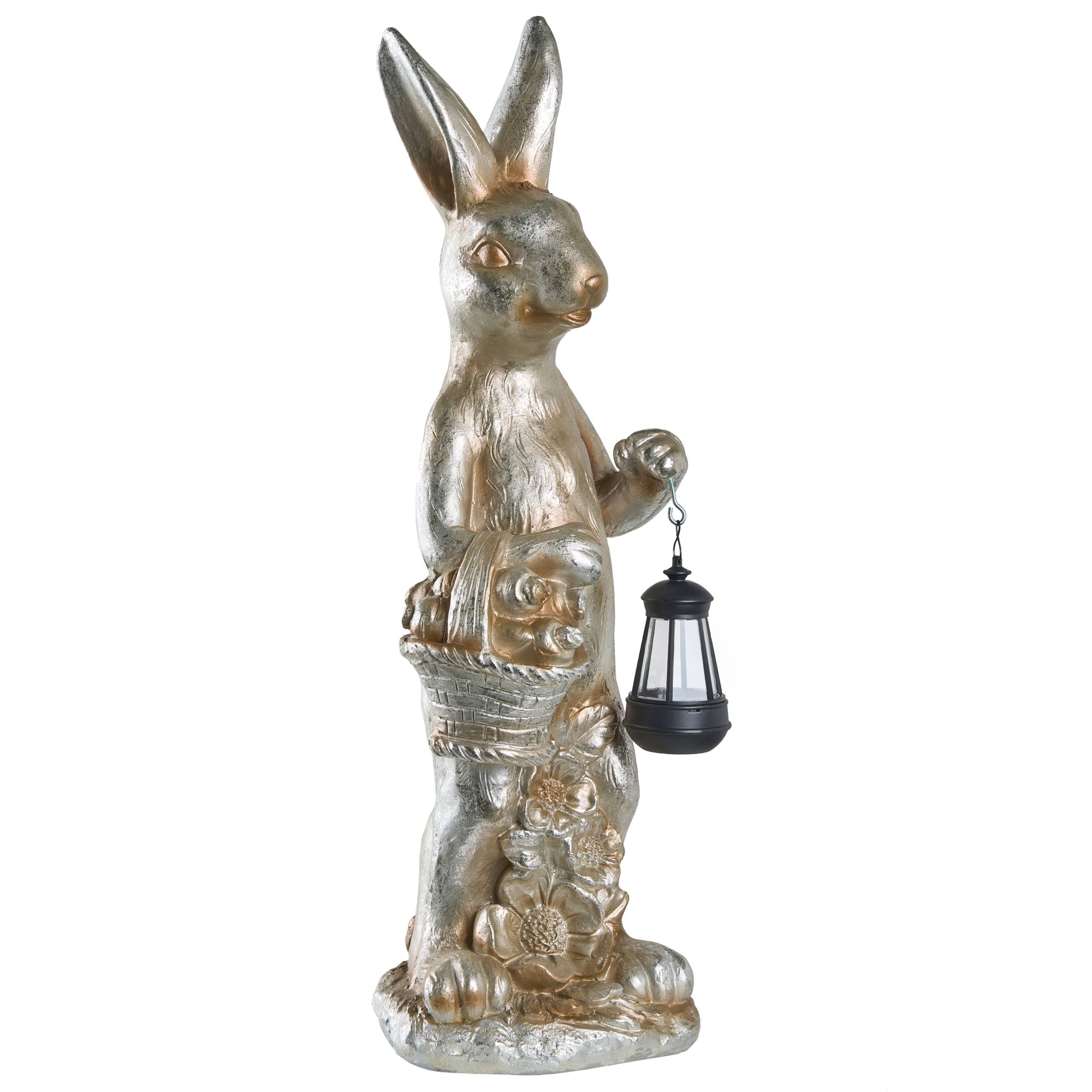 Beliani - Statue de jardin Oxyde de magnésium Doré OTTERUP - 23x26x72- Beliani - Image 2