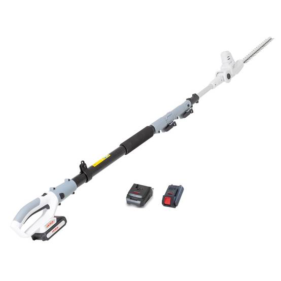 Taille haie sur perche téléscopique 20V - Coupe longueur 40 cm - Batterie lithium 2.0Ah Chargeur 20V - IKRA - Image 8