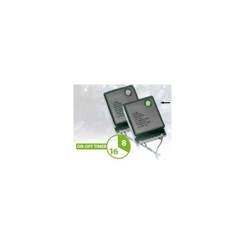 Lotti - Guirlande lumineuse Boa 40M 2000 LED blanc chaud câble vert foncé 8 effets Lotti - Image 6