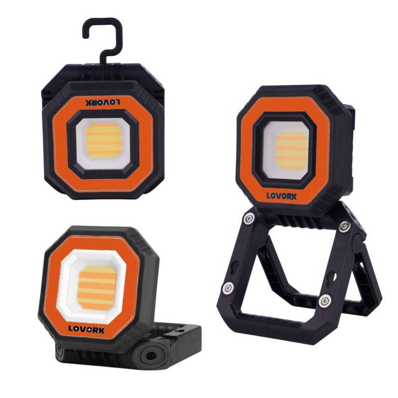 Lampe à LED rechargeable 900LM / 12W - Plusieurs modes d'éclairage - HIDA LOVORK - Image 2