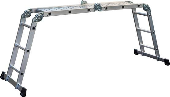 Échelle pliante aluminium multifonction avec plateforme incluse - ESCALO - Image 3