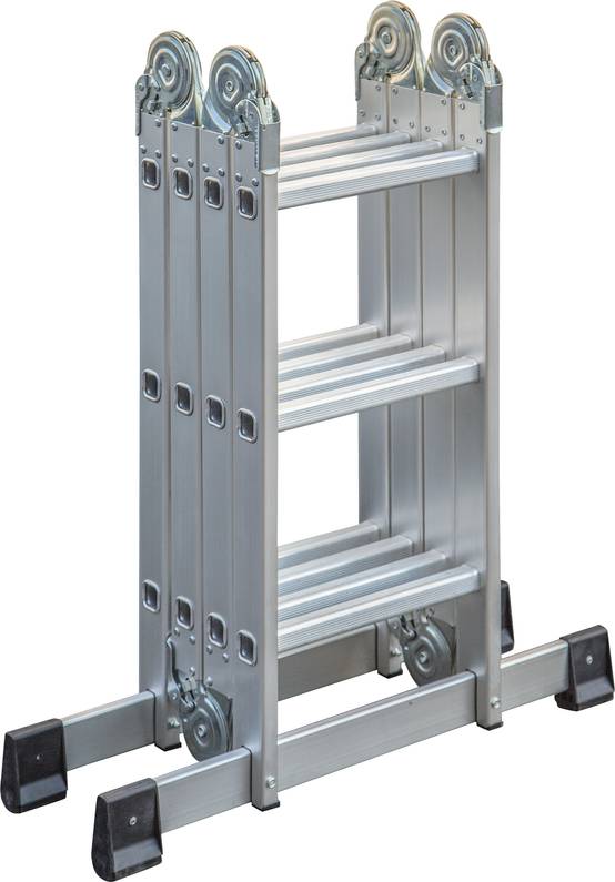 Échelle pliante aluminium multifonction avec plateforme incluse - ESCALO - Image 1