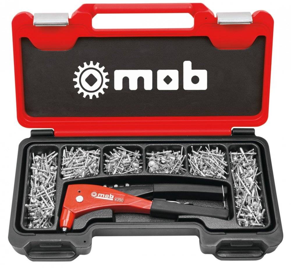 Coffret pince à riveter + 500 rivets -MOB - Image 1