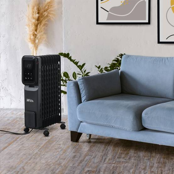 Radiateur bain d'huile 2000W 9 élements avec display Led - Warm Tech - Image 5
