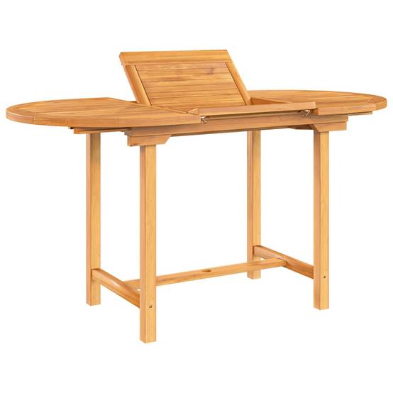 PANGIVO - Table extensible de jardin bois de teck solide 110-160 x 80 x 75 cm - PANGIVO - Image 4