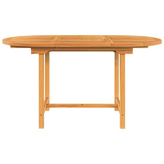 PANGIVO - Table extensible de jardin bois de teck solide 110-160 x 80 x 75 cm - PANGIVO - Image 5