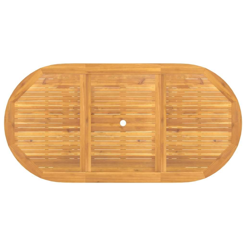 PANGIVO - Table extensible de jardin bois de teck solide 110-160 x 80 x 75 cm - PANGIVO - Image 7