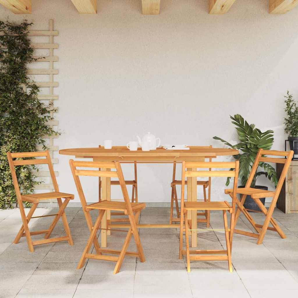 PANGIVO - Table extensible de jardin bois de teck solide 110-160 x 80 x 75 cm - PANGIVO - Image 3
