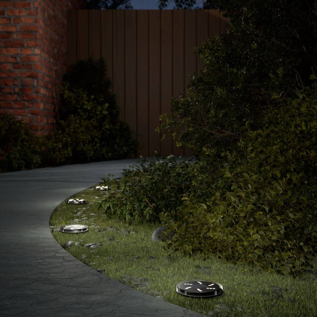 Lampe d'extérieur - Lampe de jardins solaires de sol et piquets de sol 12 pcs-JU795 - Image 2