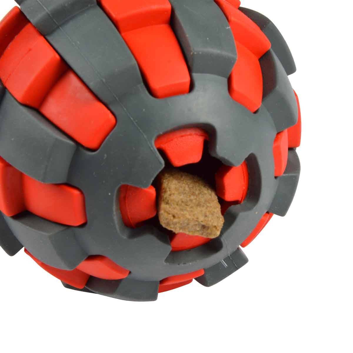 Love Story - Jouet pour Chien Distributeur "Balle" 7cm Rouge - Image 3