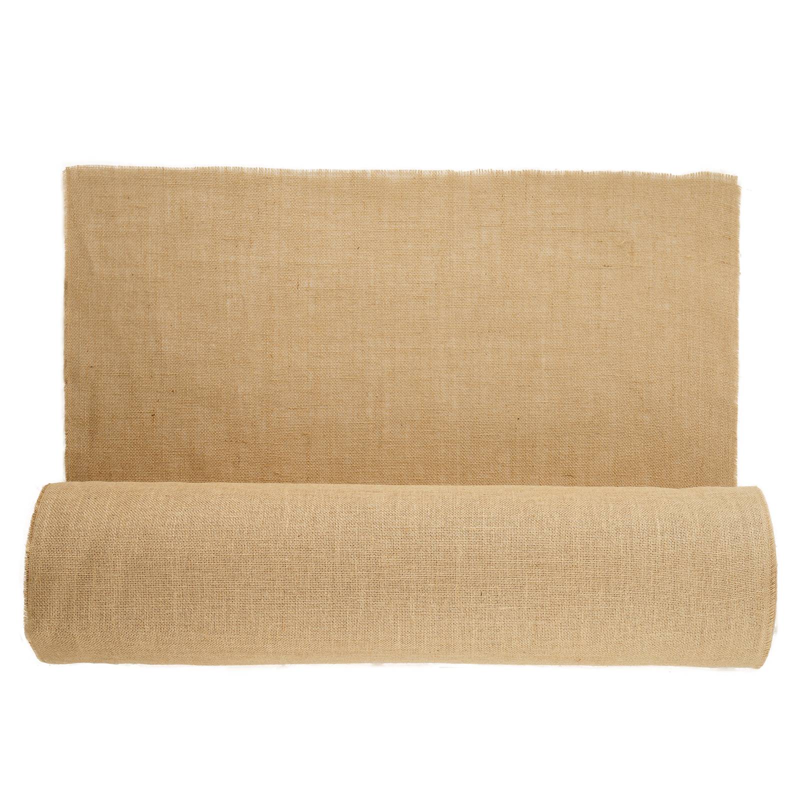 Vevor - VEVOR Rouleau toile de jute 914 mm x 45,7 m, 50x50, naturel. - Image 9