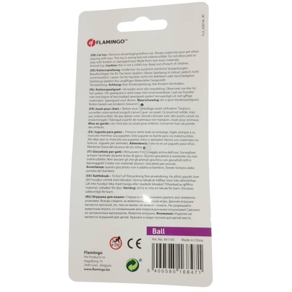 Jouet 2 Balles Medy bleu taille ø 5 cm pour chat - Image 4