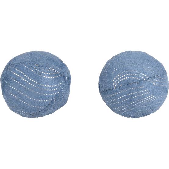 Jouet 2 Balles Medy bleu taille ø 5 cm pour chat - Image 1