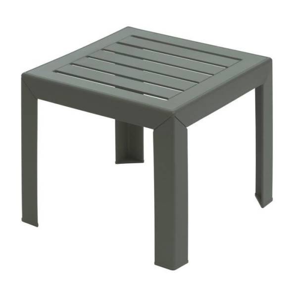 Grosfillex - Table basse - GROSFILLEX - Miami - Forest green - 40x40 - Résine