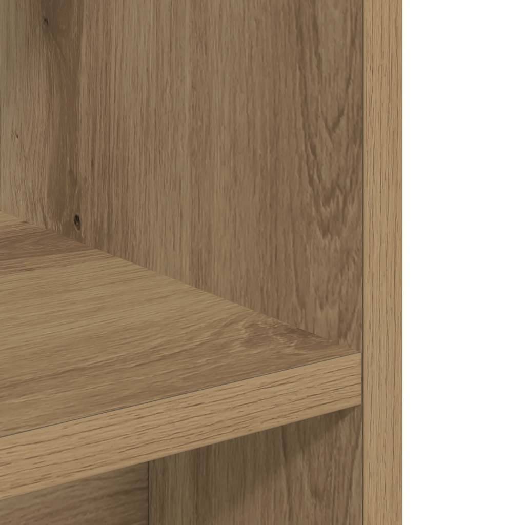 Meuble Support Aquarium 120cm Bois avec Étagères de Rangement Chêne Artisanal - ComfortXL Outdoor Living - Image 7