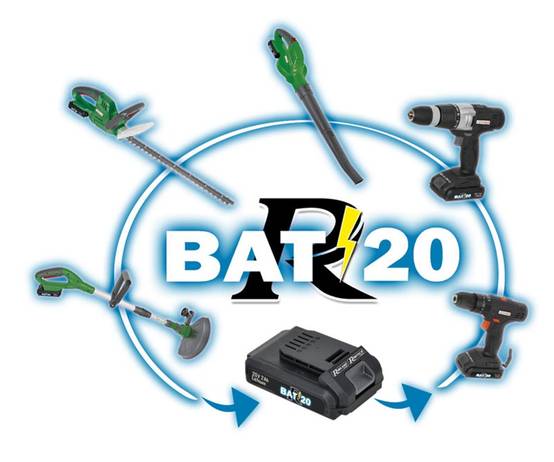 Ribimex - Chargeur rapide batterie R-BAT20, pour PRBAT20-2, PRBAT20-4 - Image 2