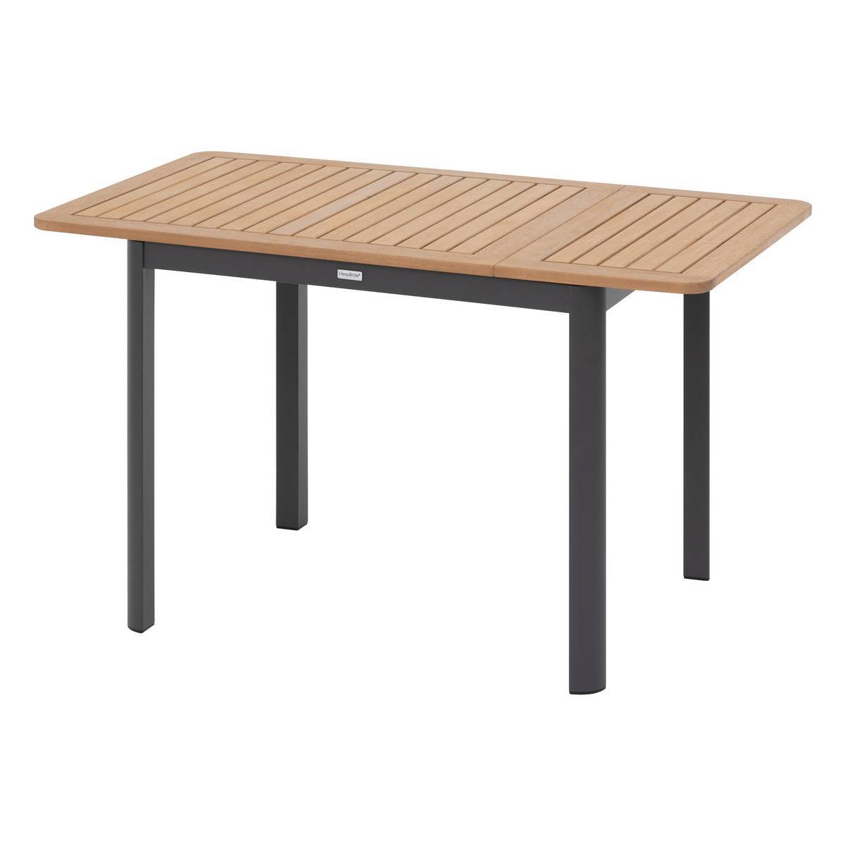 Hesperide - Table de jardin extensible "Folya" en aluminium lin et argile traité époxy 4 places - Hespéride - Image 2