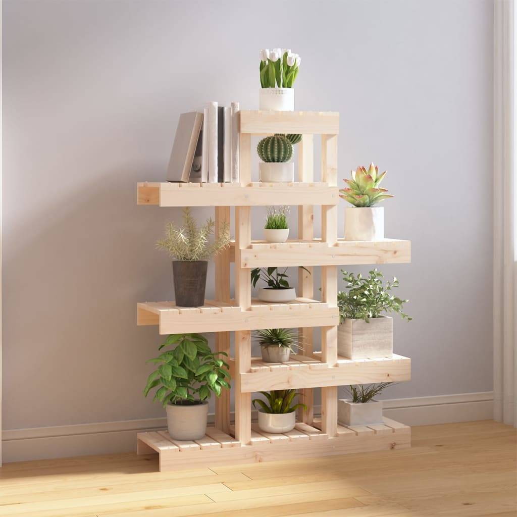 Vidaxl - Support à plantes 85x25x109,5 cm Bois massif de pin vidaXL 822087 - Image 4