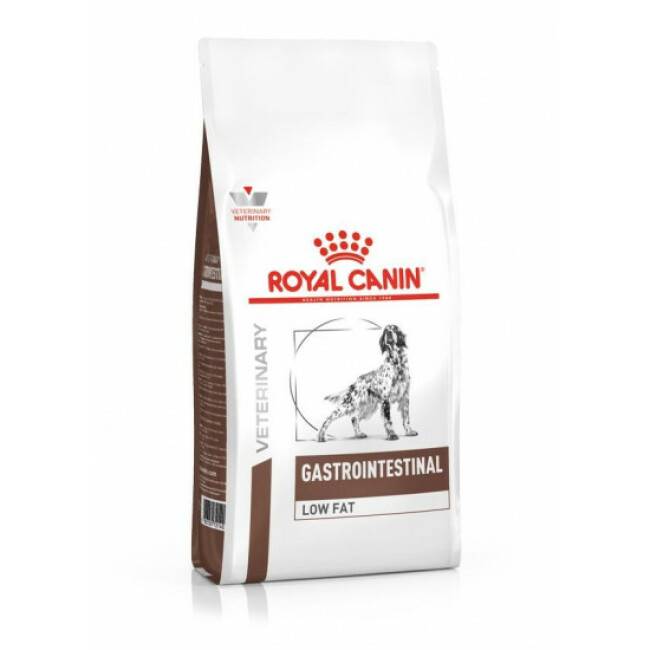 Royal Canin - Royal Canin Veterinary Diet Gastro Intestinal Low Fat pour chiens - Sac de croquettes 1,5 kg