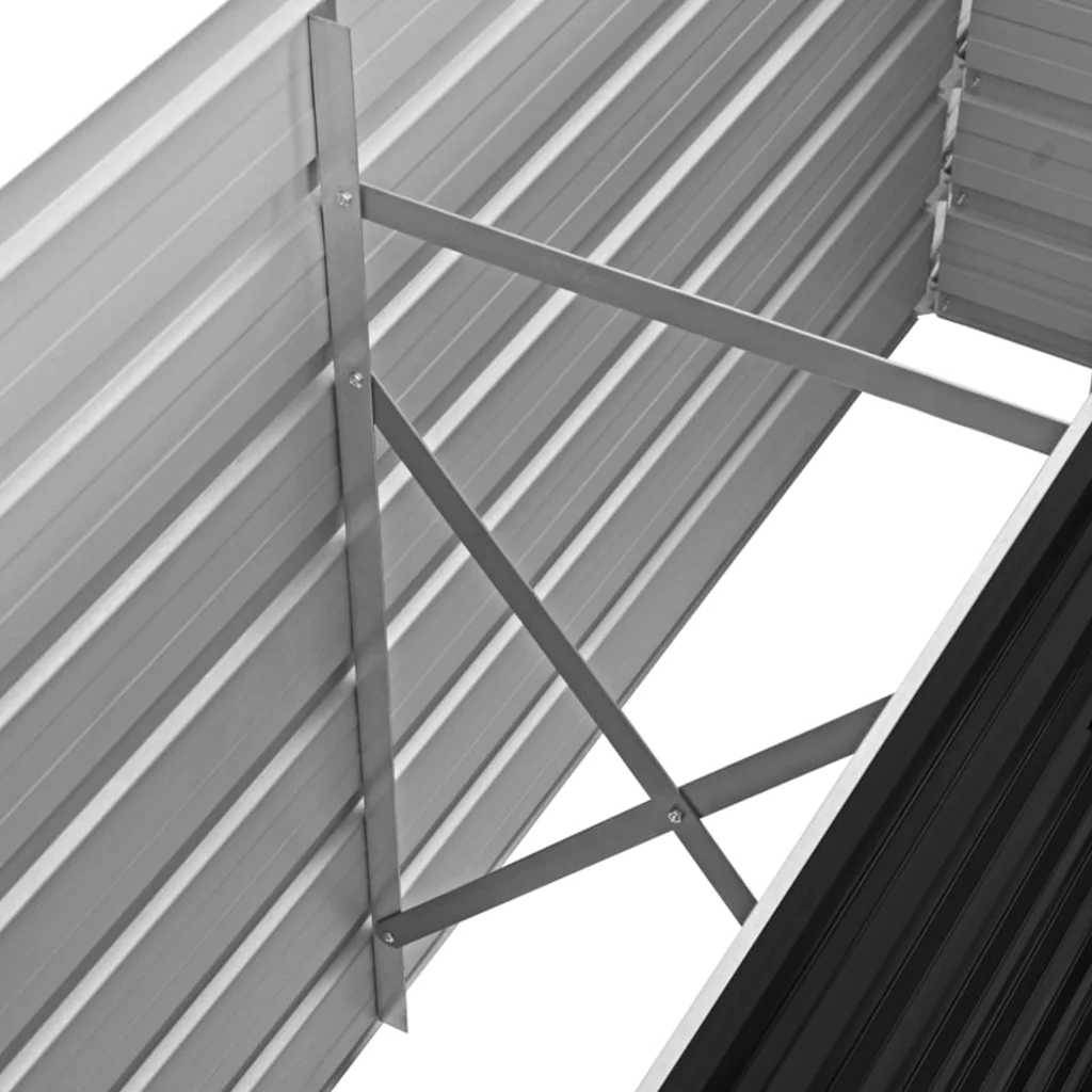 Prolenta Premium - Jardinière acier anthracite 160 x 40 x 77 cm - Prolenta premium p331.0 - Image 6