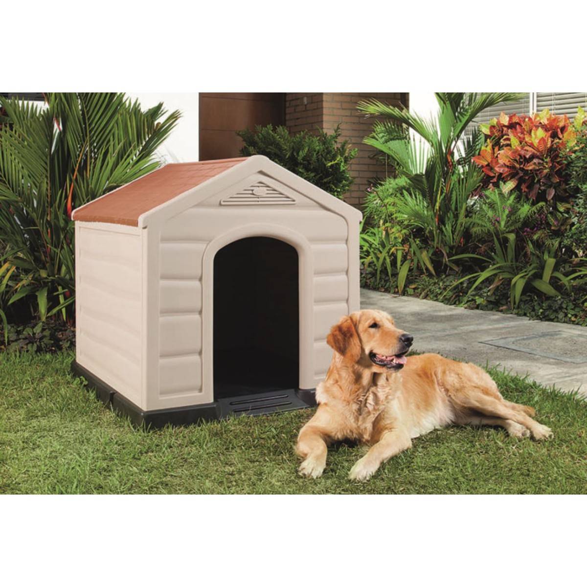 Niche pour Chien  92 X 92 X 89 cm Polypropylène Confort thermique DOGGY - Image 2