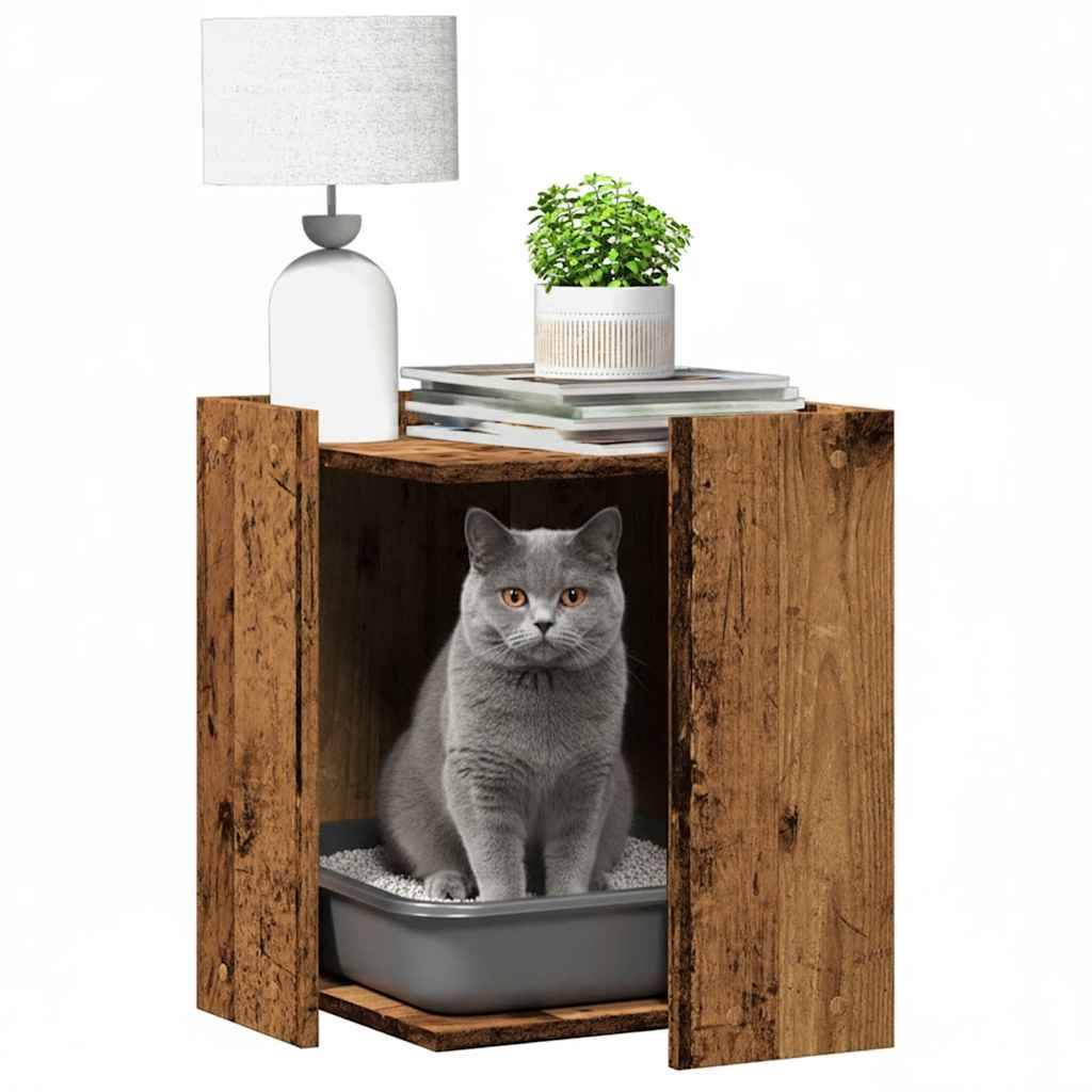 Prolenta Premium - Meuble à litière pour chat bois marron 42 x 42 x 51 cm - Prolenta premium p337.3 - Image 3