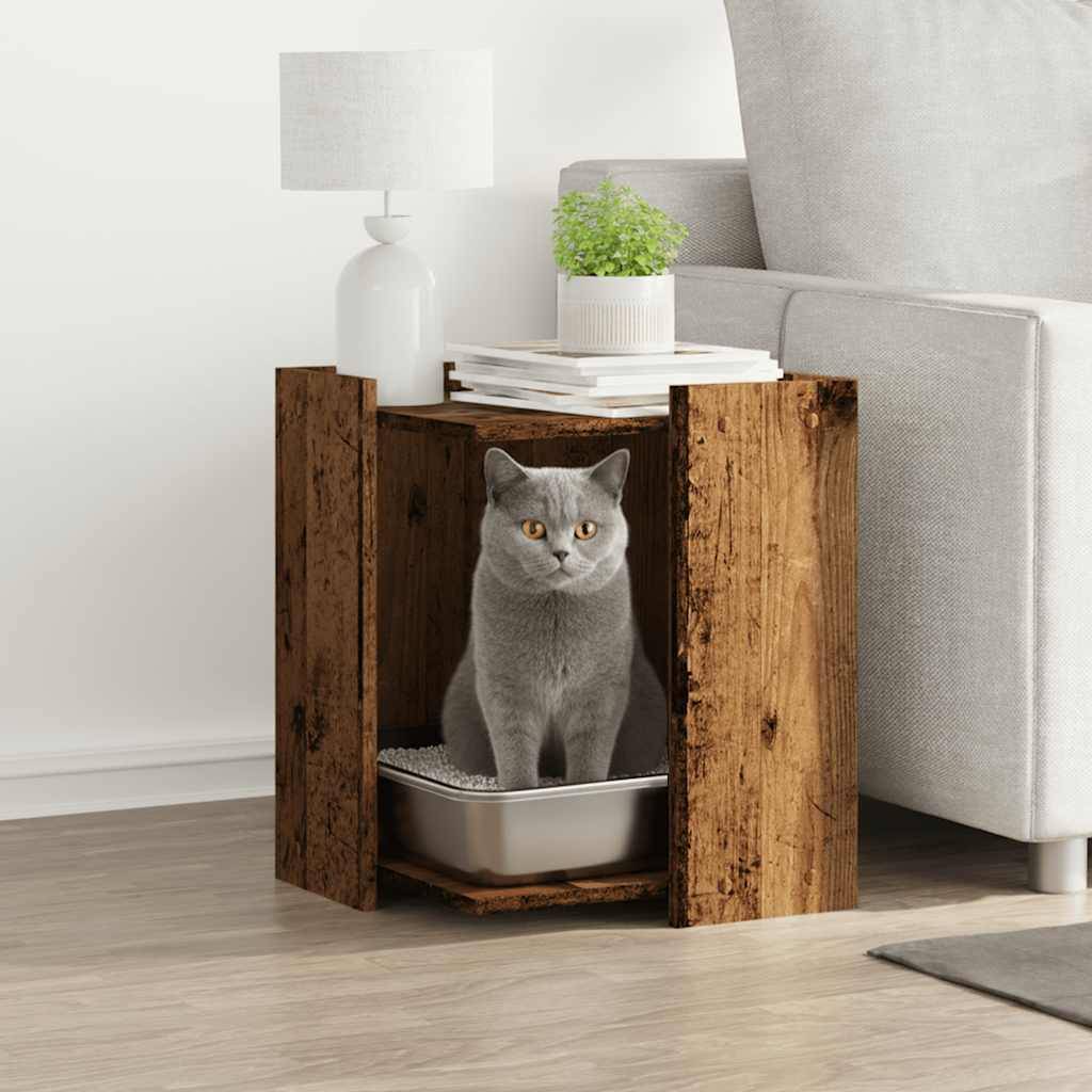 Prolenta Premium - Meuble à litière pour chat bois marron  42 x 42 x 51 cm  - Prolenta premium p337.3 - Image 2
