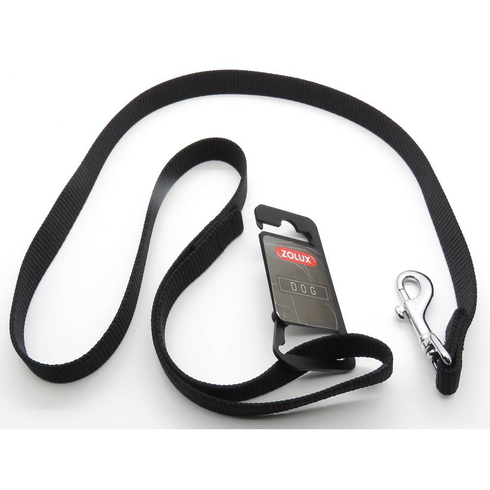 Zolux - Laisse nylon 1 m x 20 mm noir pour chien - Image 4