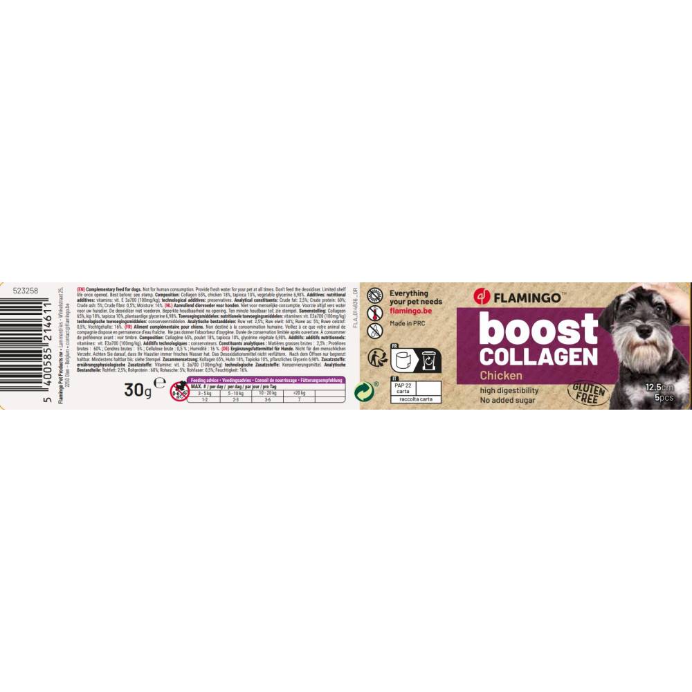Flamingo - Friandises Boost Bâton avec poulet & Collagène 35 g pour chien - Image 4