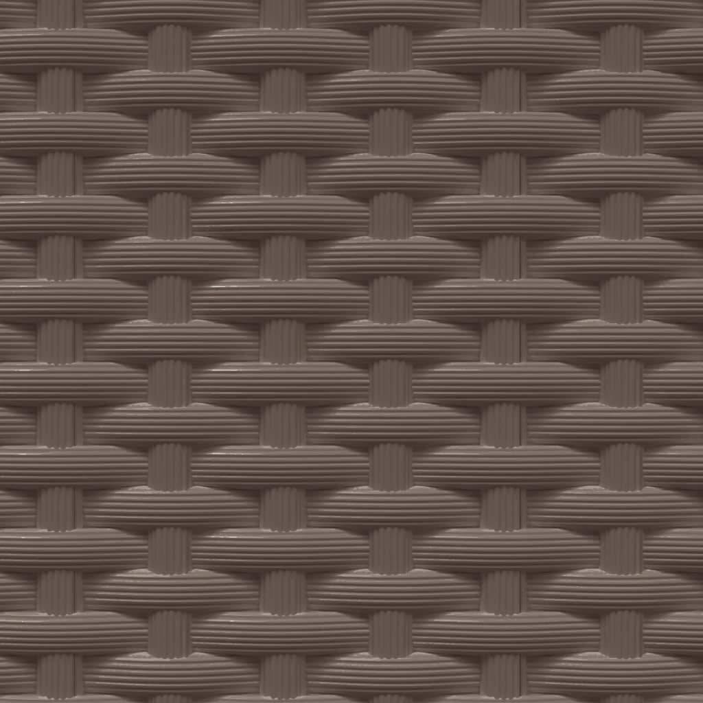 Vidaxl - Jardinières 4 pcs marron 30x30x37 cm polypropylène vidaXL 364189 - Image 4